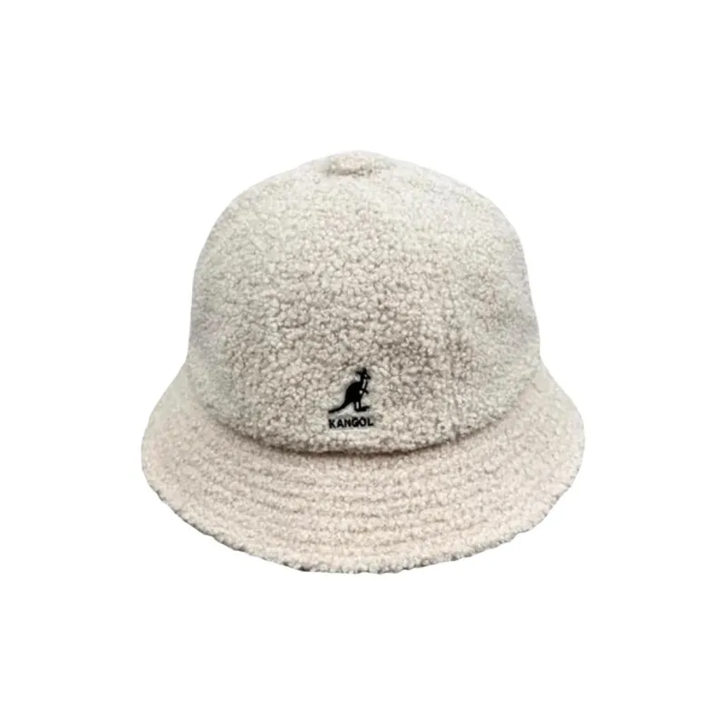 KANGOL Sheep Wool Bucket Hats Unisex White-0