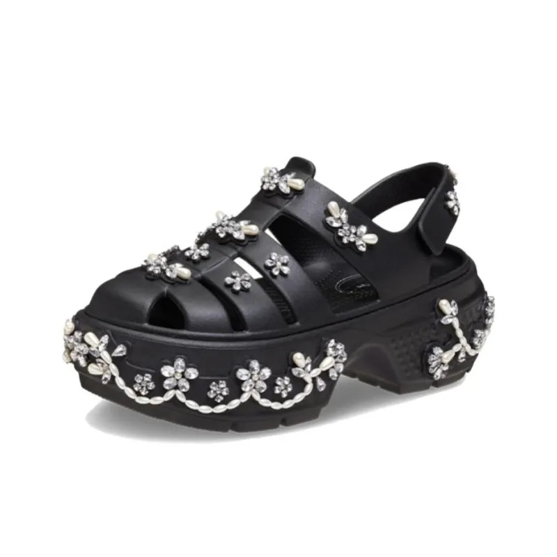 Crocs Stomp Fisherman Clog Simone Rocha Black-2