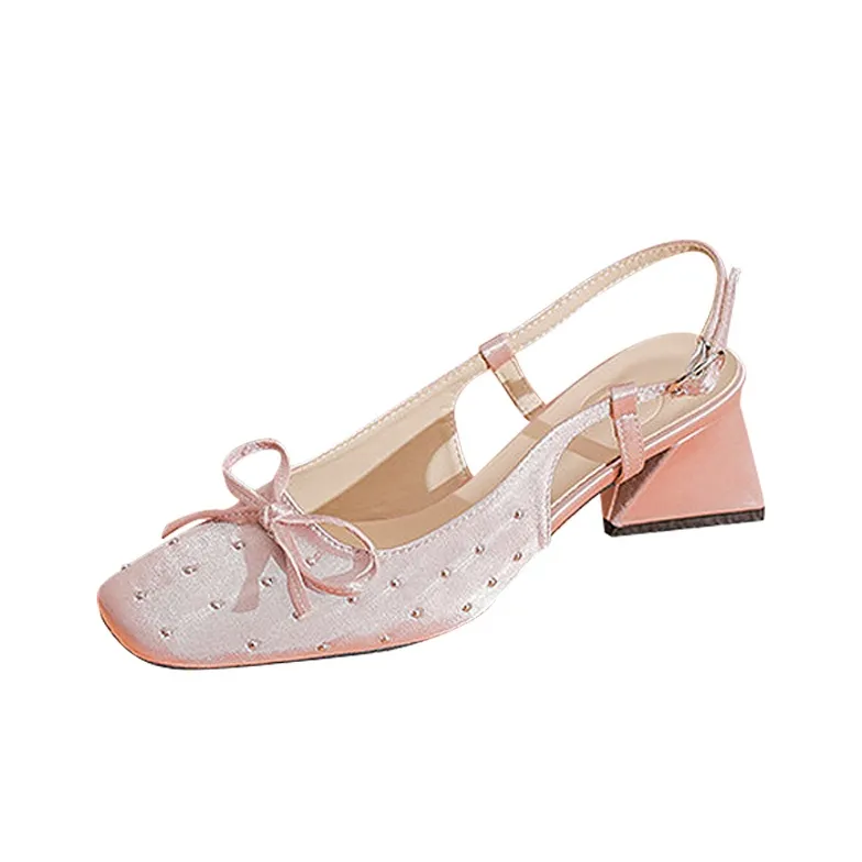TADSW Chunky Heel High Heels Women's-2