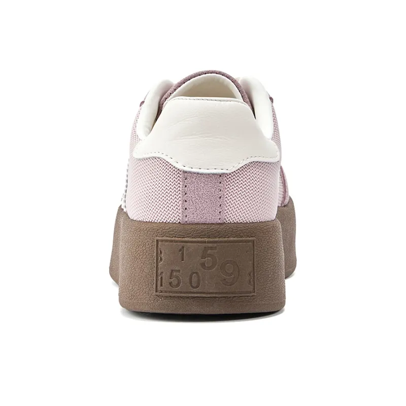 La Chapelle Abrasion Resistant Low Top Skateboard Shoes Women's Purple-4