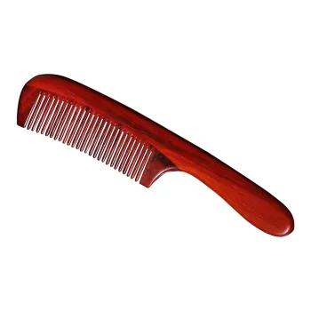 DALONG Small Leaf Red Sandalwood Wooden Comb Unisex