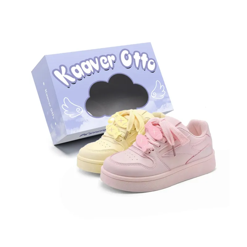 KAAVER OTTO Slip Resistant, Abrasion Resistant, Breathable Low Top Skateboard Shoes Women's-25