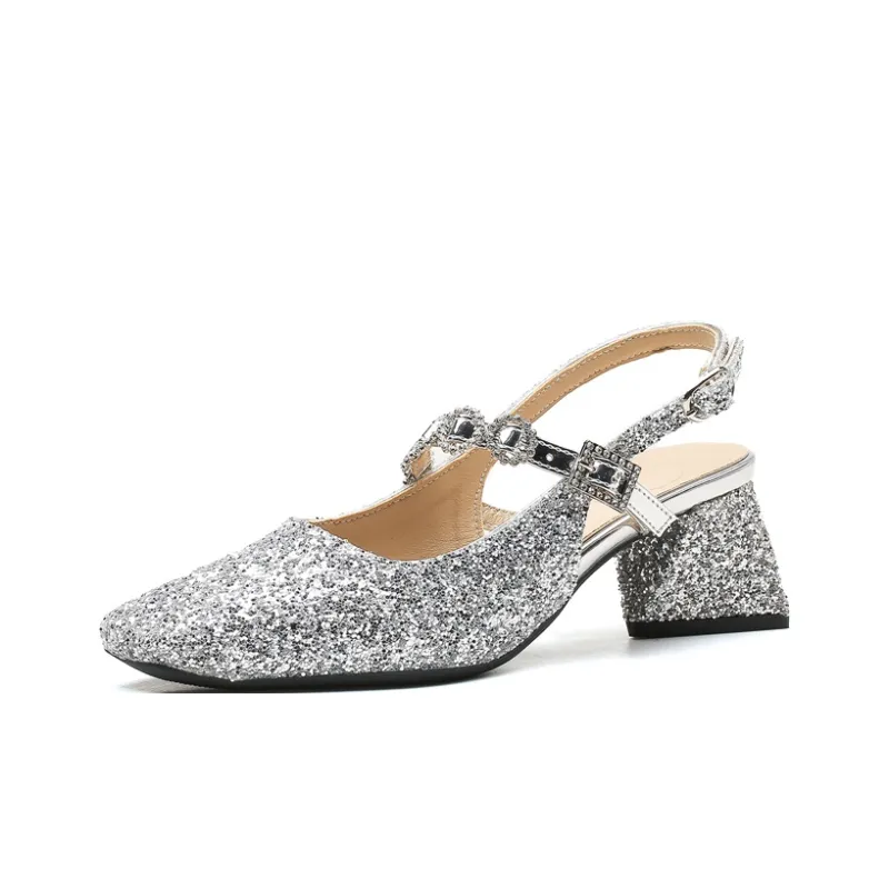 TADSW Chunky Heel High Heels Women's-0