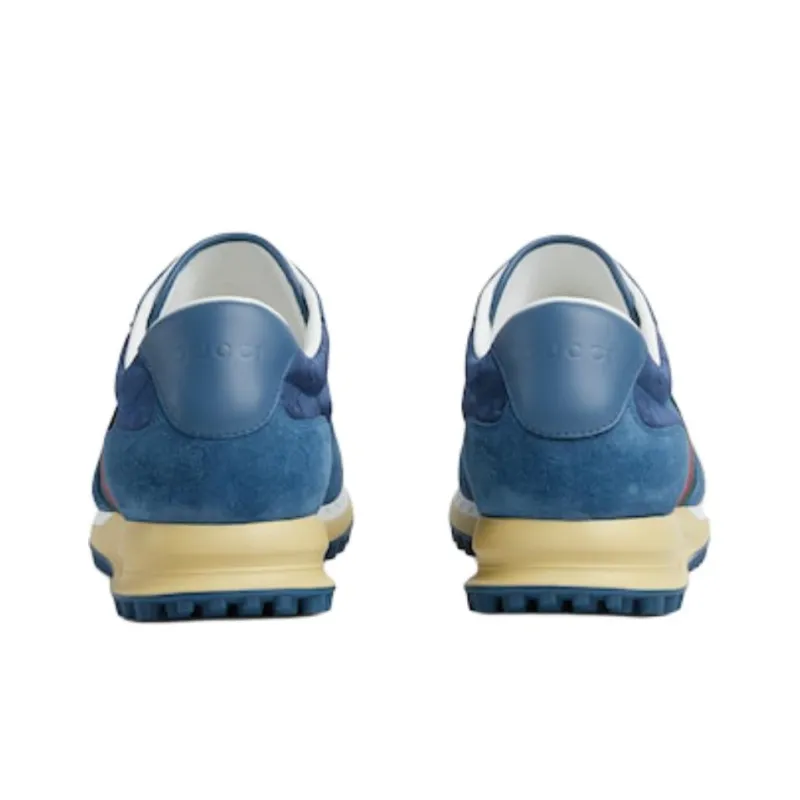 GUCCI Re Motion Low Top Casual Shoes Men's Blue-4