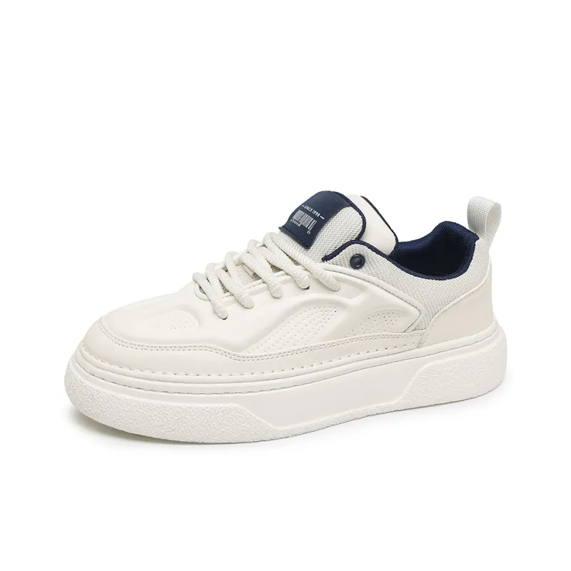 Sportful Anti Slip And Wear Resistant Height Increasing Low Top Skateboard Shoes Men's-1