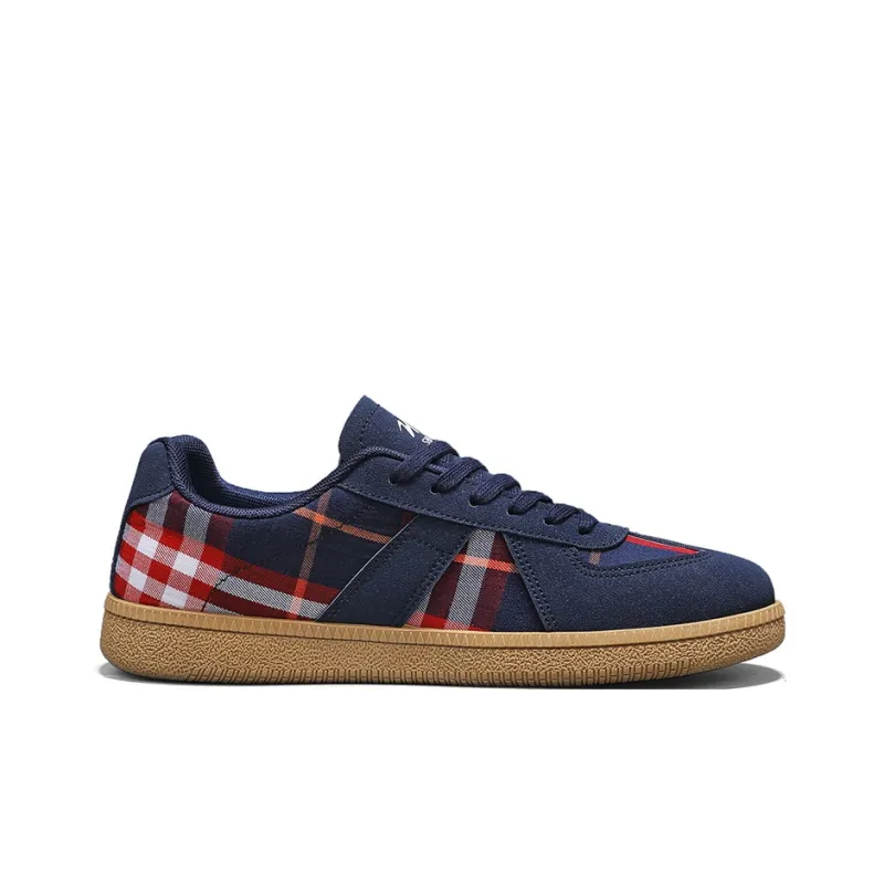 Binary Non slip Lightweight Low Top Casual Shoes Men's Blue-2