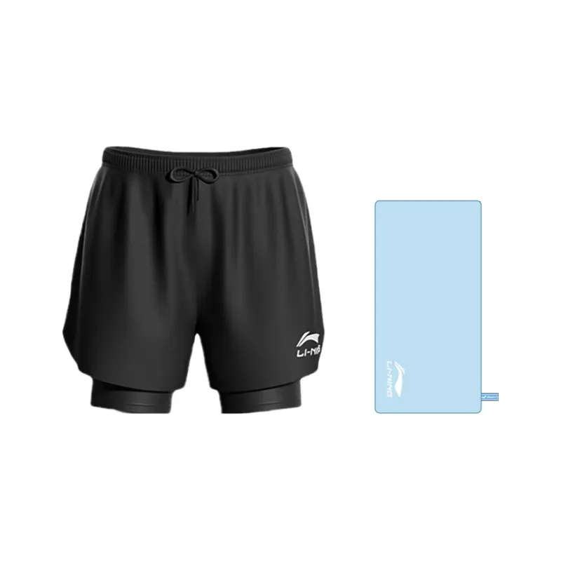 LiNing Sports Shorts Unisex Cool Black-9