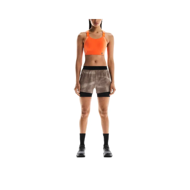 On Performance Sports Shorts Women's Graphite Gray/Black-0