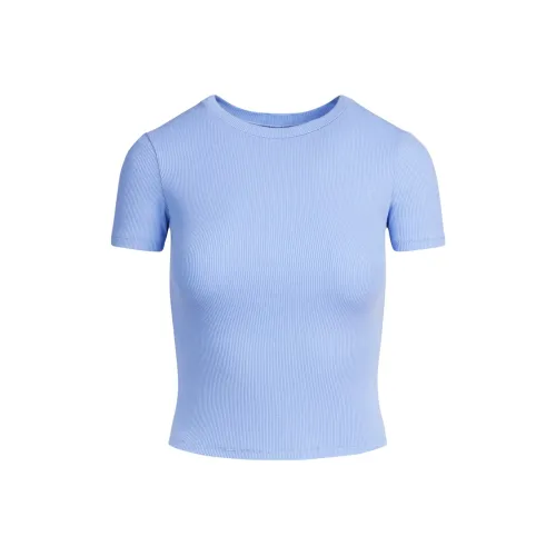 Skims T Shirts Women's BLUE VIOLET/Blue Purple