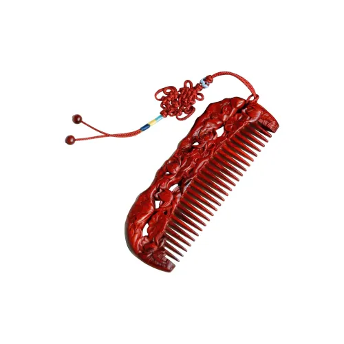 DALONG Small Leaf Red Sandalwood Wooden Comb Unisex