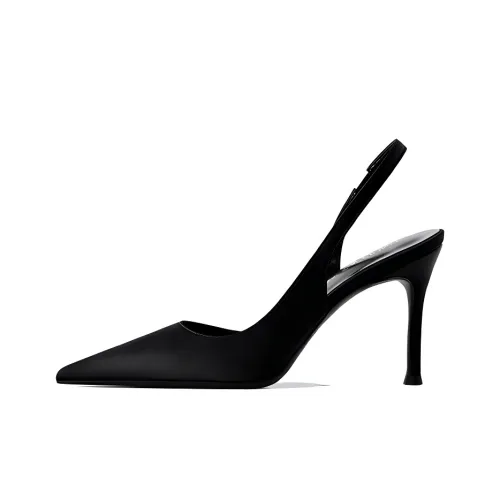Lan Miao Slim Heel High Heels 8CM Women's Black