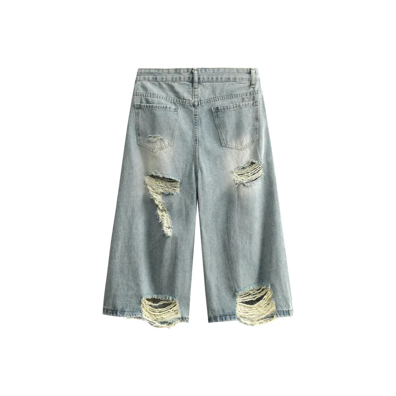 FAKE VINTAGE Denim Shorts Unisex-1