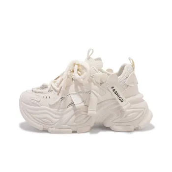 Miss Zhang Low Top Chunky Sneakers Women's Beige