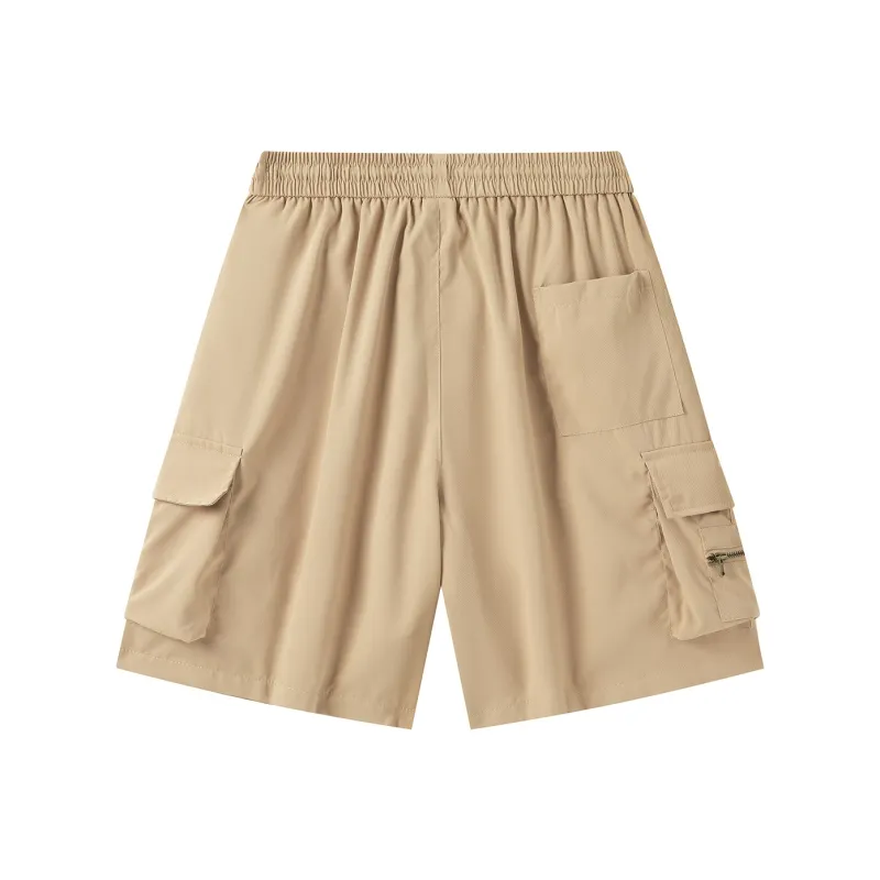 Qnxeey Cargo Shorts Unisex-14