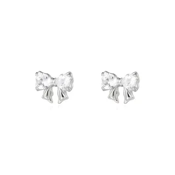 WINGSTOP S999 Fine Silver Stud Earrings Women's