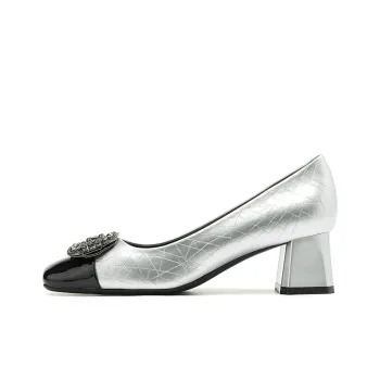 Lan Miao Chunky Heel High Heels 5CM Women's