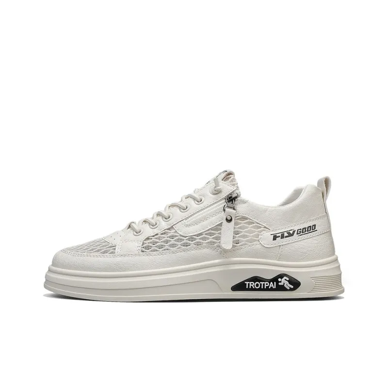 Sportful Skateboard Shoes Men Low Top White Khaki/White Green/Beige-9