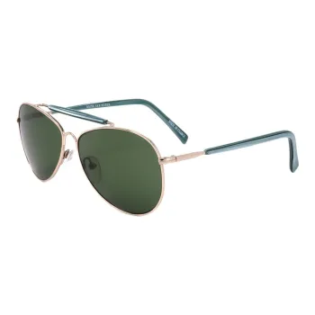 DRIES VAN NOTEN Metal Aviator Sunglasses Unisex Green