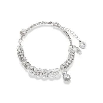 UZIID 999 Fine Silver Bracelets Women's