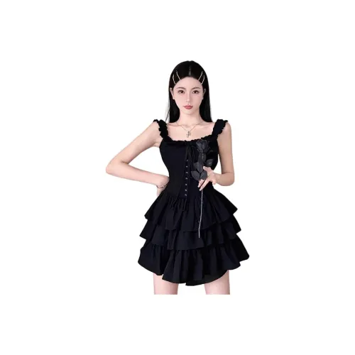 Dior Beauty Slip Dresses Women's Black