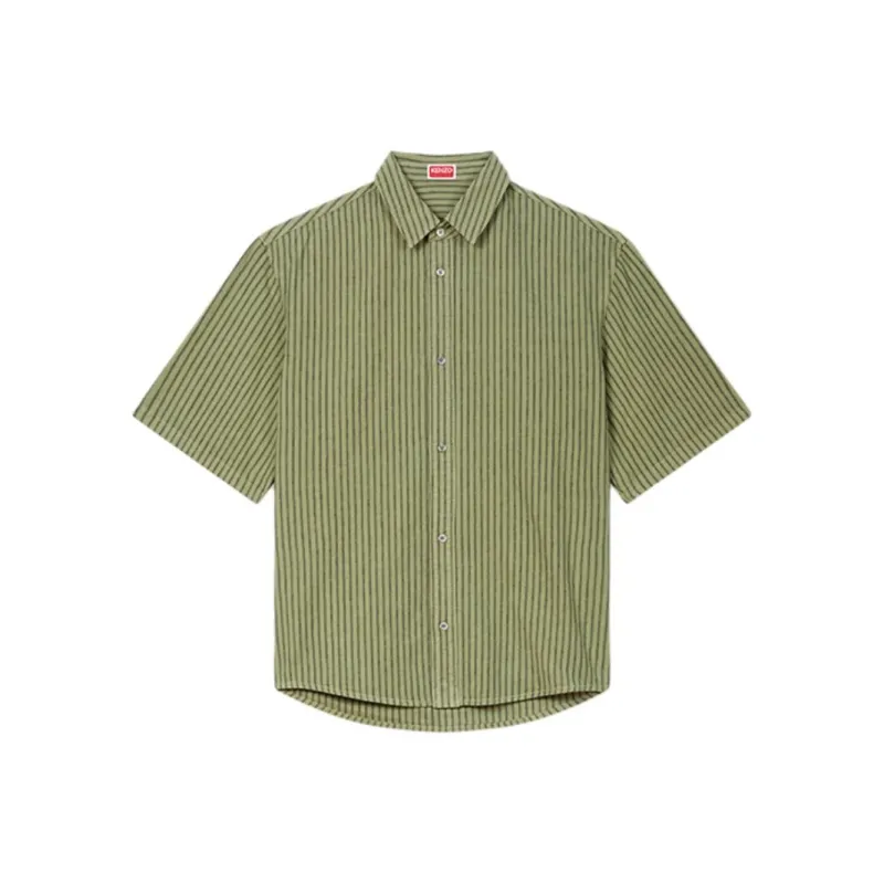 KENZO Shirts Men Green-0