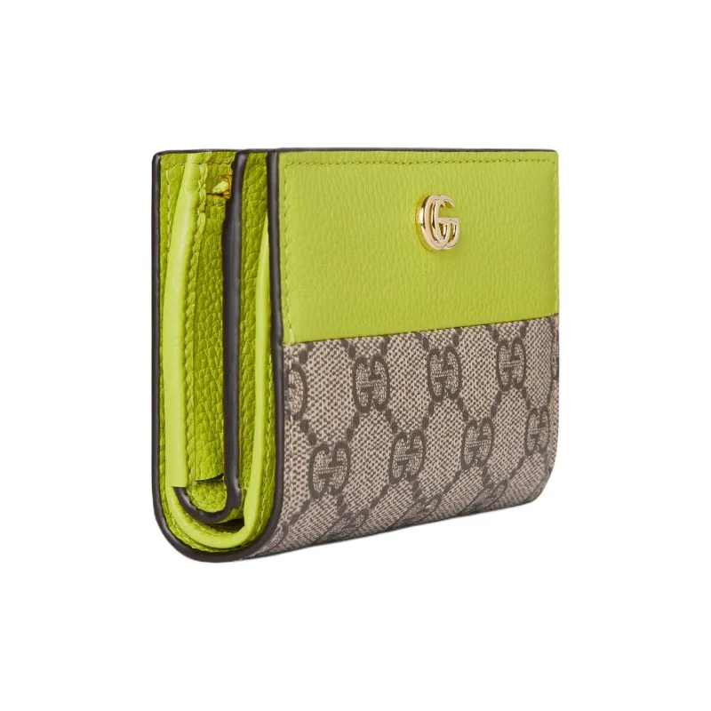 GUCCI GG Marmont Leather Wallet Medium Size Women's Multicolor-1