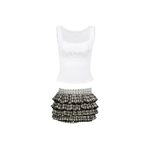 OZVO Two Piece Skirt Sets Women's