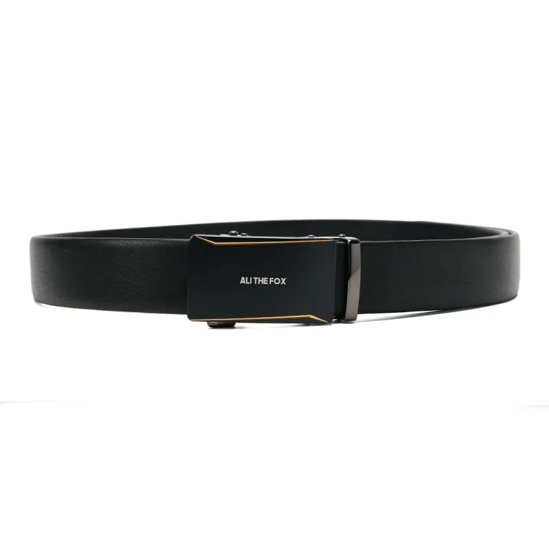 ALI THE FOX Split Cow Leather Belts Unisex 3.5CM-2