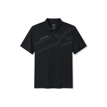 XTEP Polo Shirt Men's Jet Black