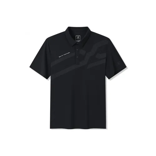 XTEP Polo Shirt Men's Jet Black
