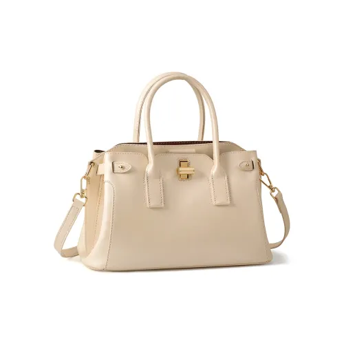 Vigno Synthetic Leather Shoulder Bag, Crossbody Bag, Handbag Regular Women's Ecru