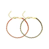 Couple Zodiac Year Multi-Strand Woven Rope Bracelet