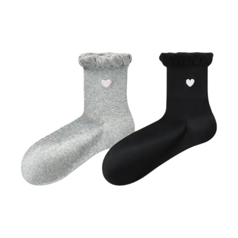 Temooues Mid Calf Socks Women's Combo Set-10