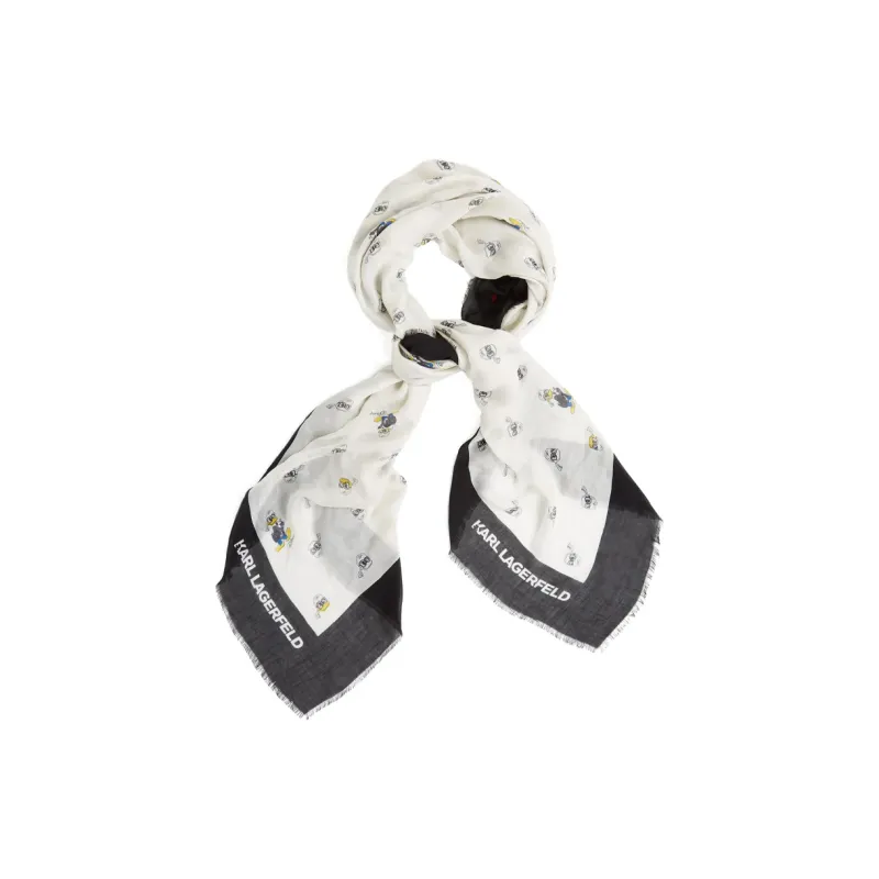 KARL LAGERFELD / Karl Lagerfeld Jeans X Disney All over Graphic print Scarf-1