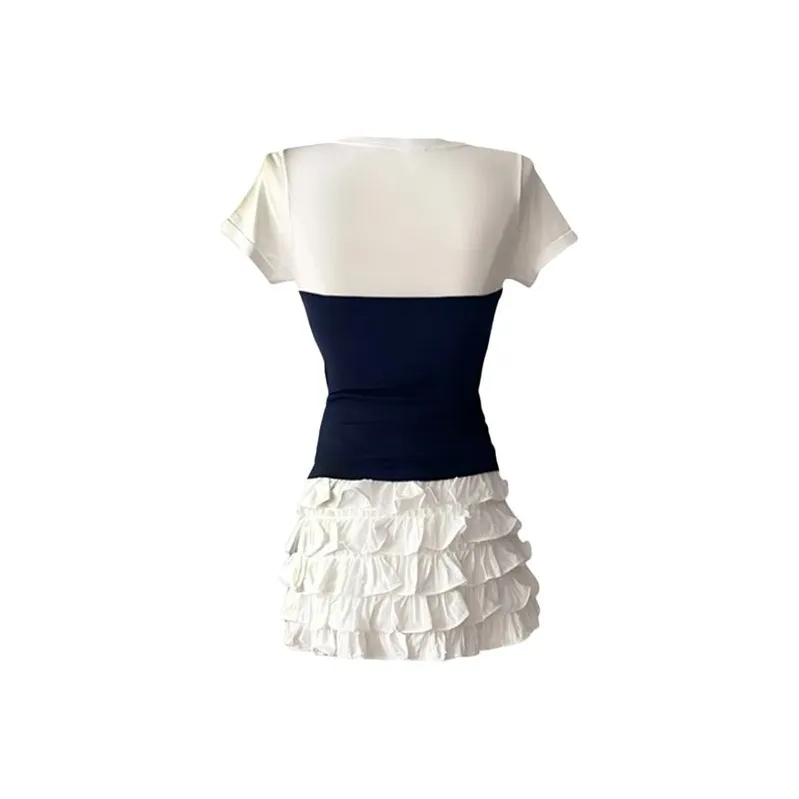 TIBINB Two Piece Skirt Sets Women's-1