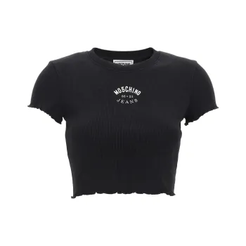 MOSCHINO Ribbed T shirt