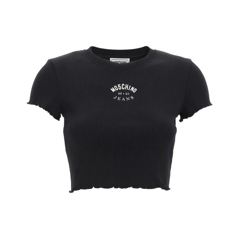 MOSCHINO Ribbed T shirt-0