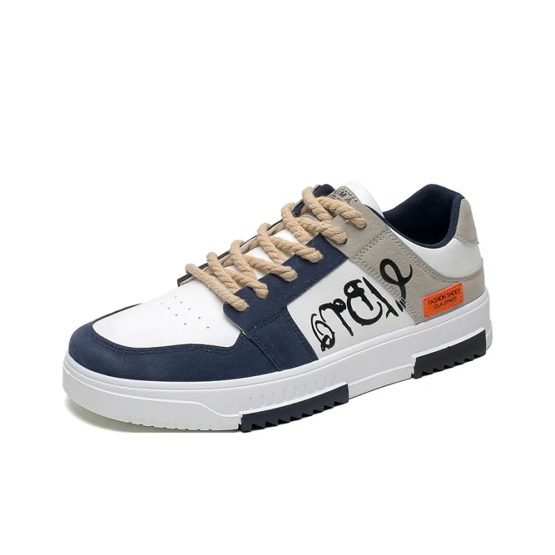 BINGO DUCK Slip Resistant Low Top Skateboard Shoes Men's-0