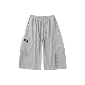 LAMLICKA Casual Shorts Unisex Gray