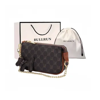 Bullrun PVC Shoulder Bag Regular Women's Multicolor
