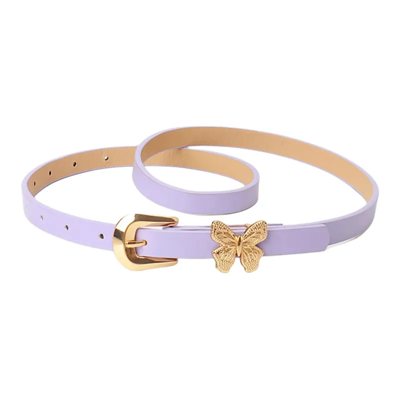 JEANSWEST Pu Leather Belts Unisex 1.4CM-11