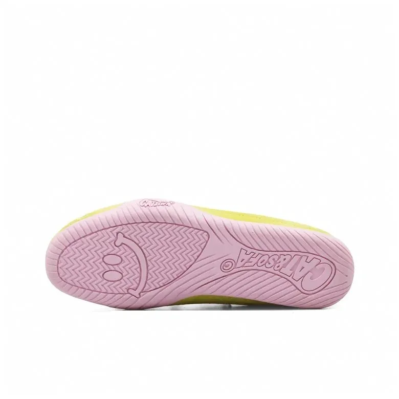 CVOJOO Low Top Skateboard Shoes Women's Green Apple-4