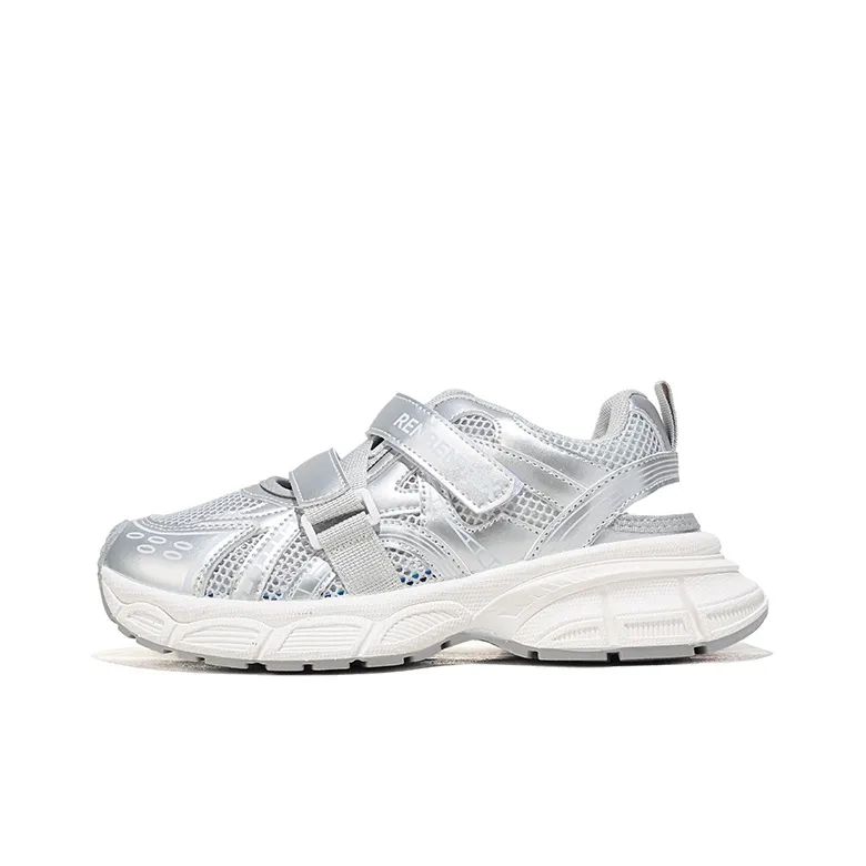 RENBEN Breathable, Height Enhancing, Lightweight River Trekking Shoes Women's Silver-0