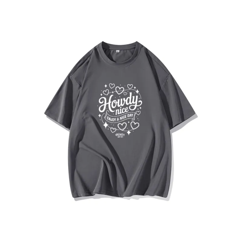 FAIRWHALE Drop Shoulder Sleeve T Shirt Women's-8