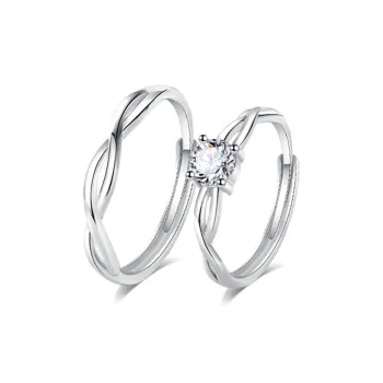 MISS TOOYA S999 Fine Silver Rings Unisex
