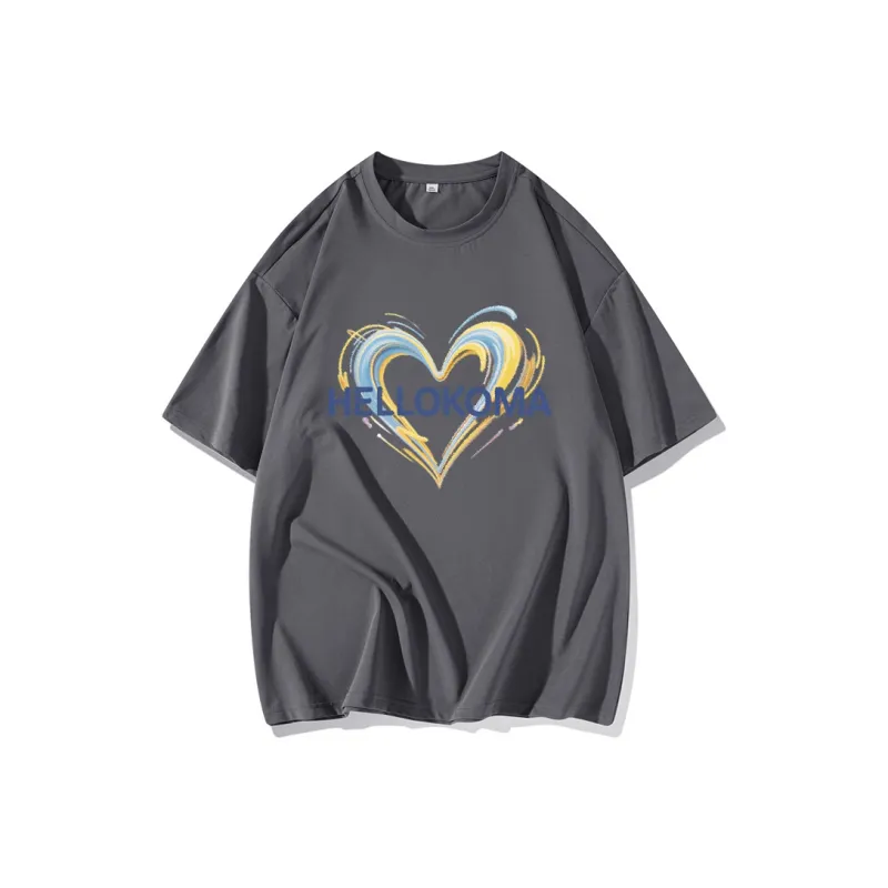 FAIRWHALE Drop Shoulder Sleeve T Shirt Women's-12