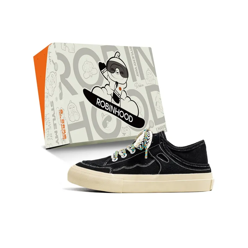 ROBINHOOD Low Top Canvas Shoes Men's Box Included-5