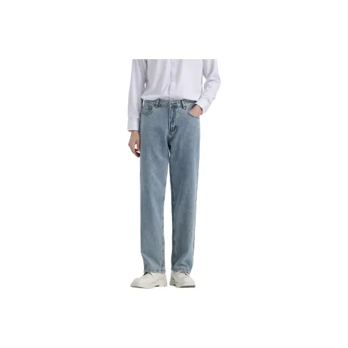 WILD LEADER Jeans Men Bleached Blue[NKW5138V96]