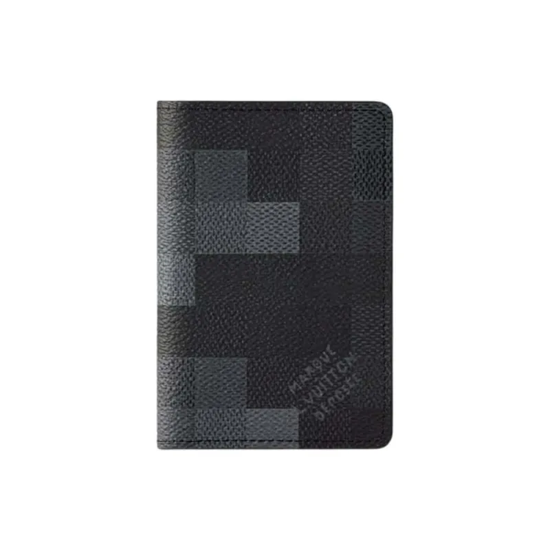 LOUIS VUITTON Pocket Organizer Damoflage Black-0