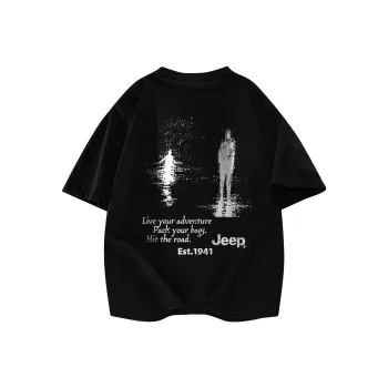 Jeep Pasture Horse Lifestyle T Shirt Unisex